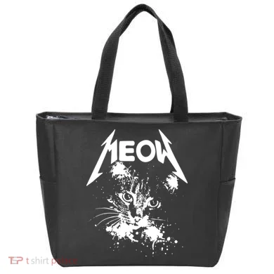 Lightning Cat Meow Logo Tote Bag