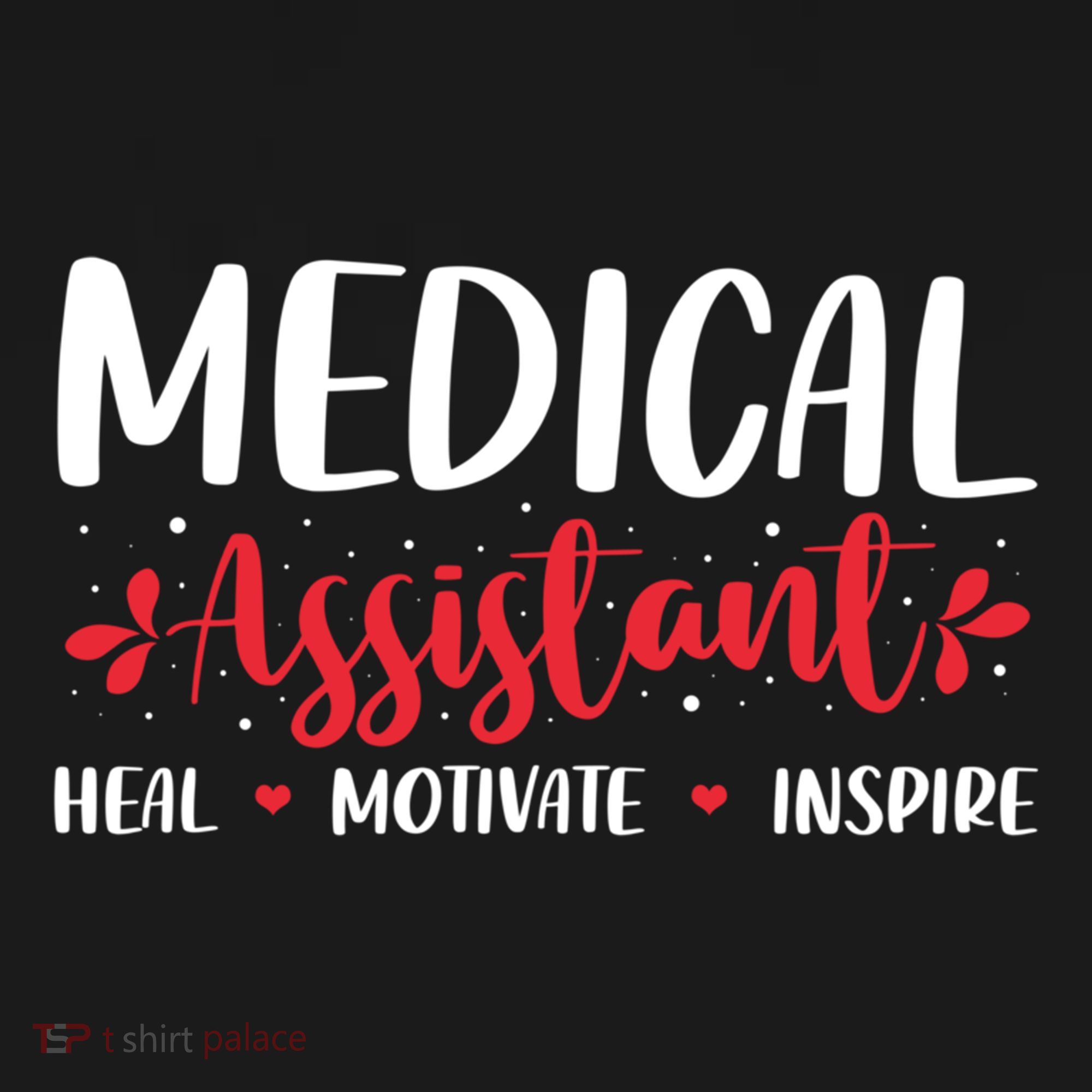 Love Inspire Heal Medical Assistant Nursing Healthcare Funny Gift Women's Hoodie