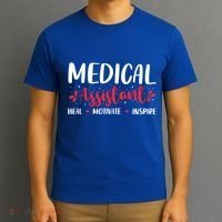 Love Inspire Heal Medical Assistant Nursing Healthcare Funny Gift T-Shirt thumb 3