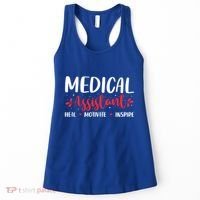 Love Inspire Heal Medical Assistant Nursing Healthcare Funny Gift Women's Tank Top thumb 0