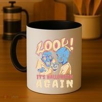 Look It's Halloween Again Coffee Mug thumb 4