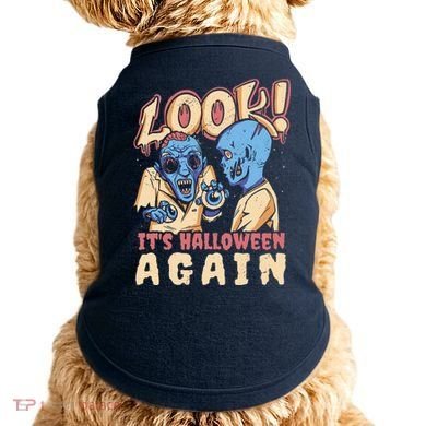 Look It's Halloween Again Doggie Tank