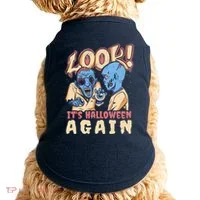 Look It's Halloween Again Doggie Tank thumb 0