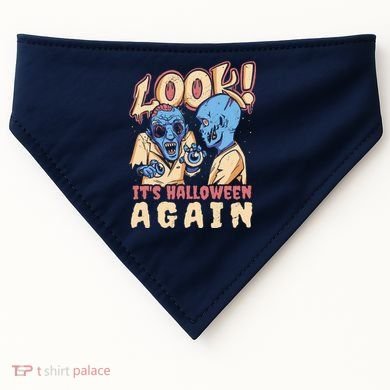 Look It's Halloween Again USA-Made Doggie Bandana