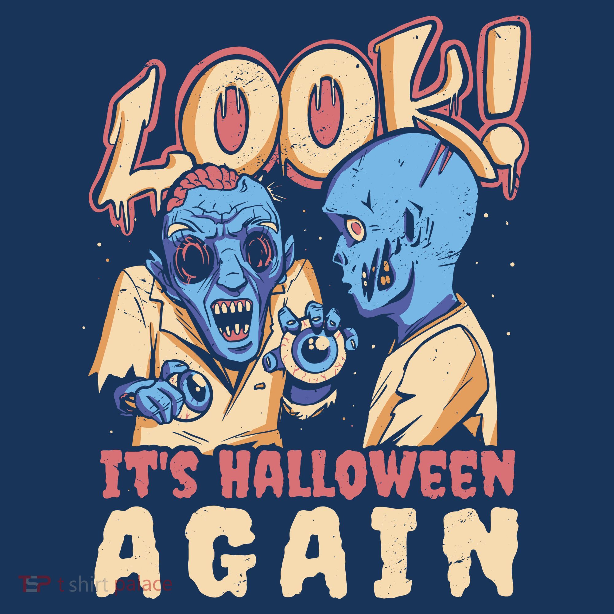 Look It's Halloween Again Button