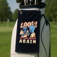 Look It's Halloween Again Golf Towel thumb 2