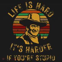 Life Is Hard It’s Harder If You’re Stupid Women's Hoodie thumb 2