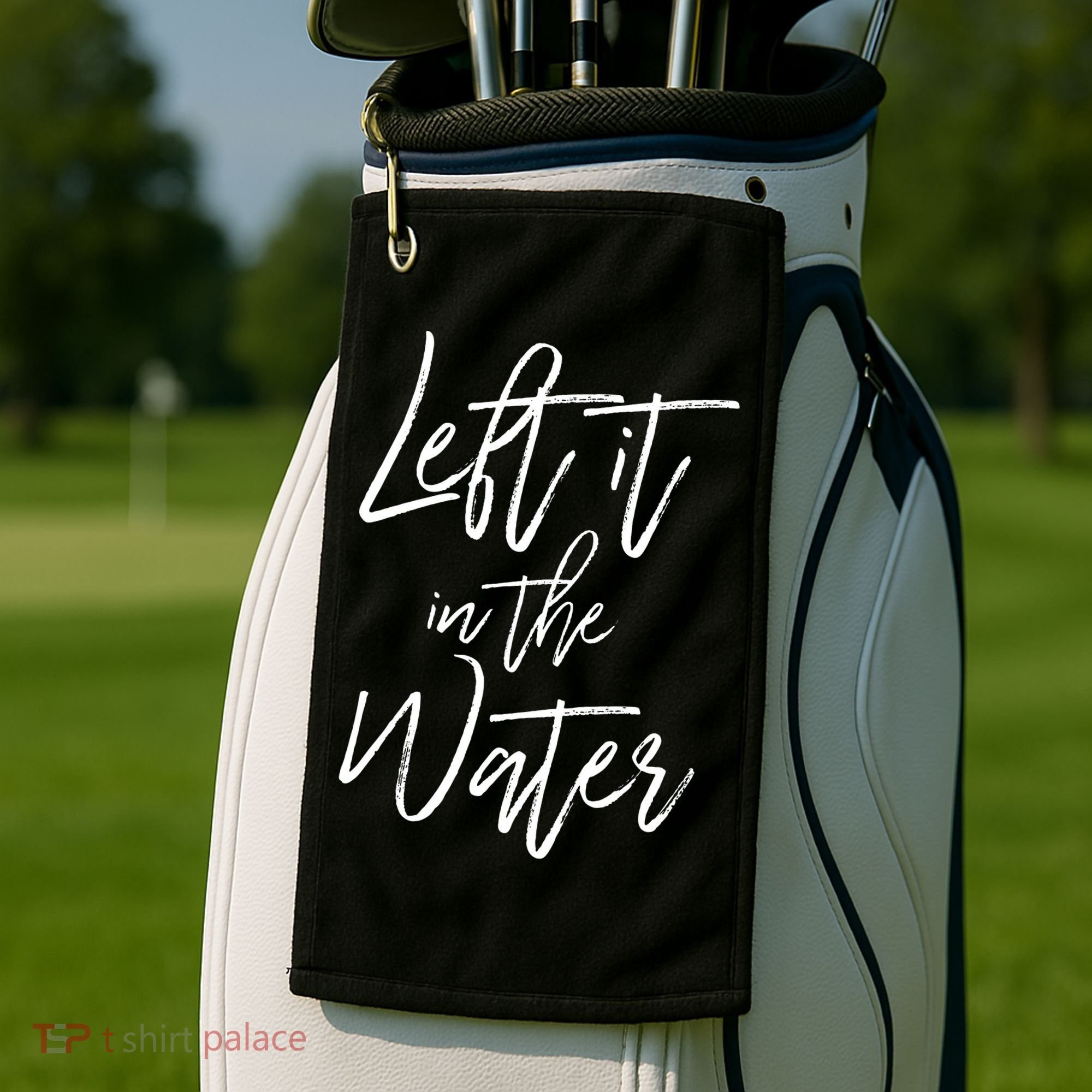 Left It In The Water Baptism Believers Baptizing Faith Golf Towel