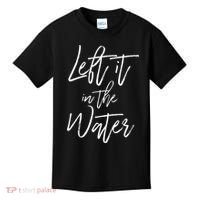 Left It In The Water Baptism Believers Baptizing Faith Kids T-Shirt thumb 0