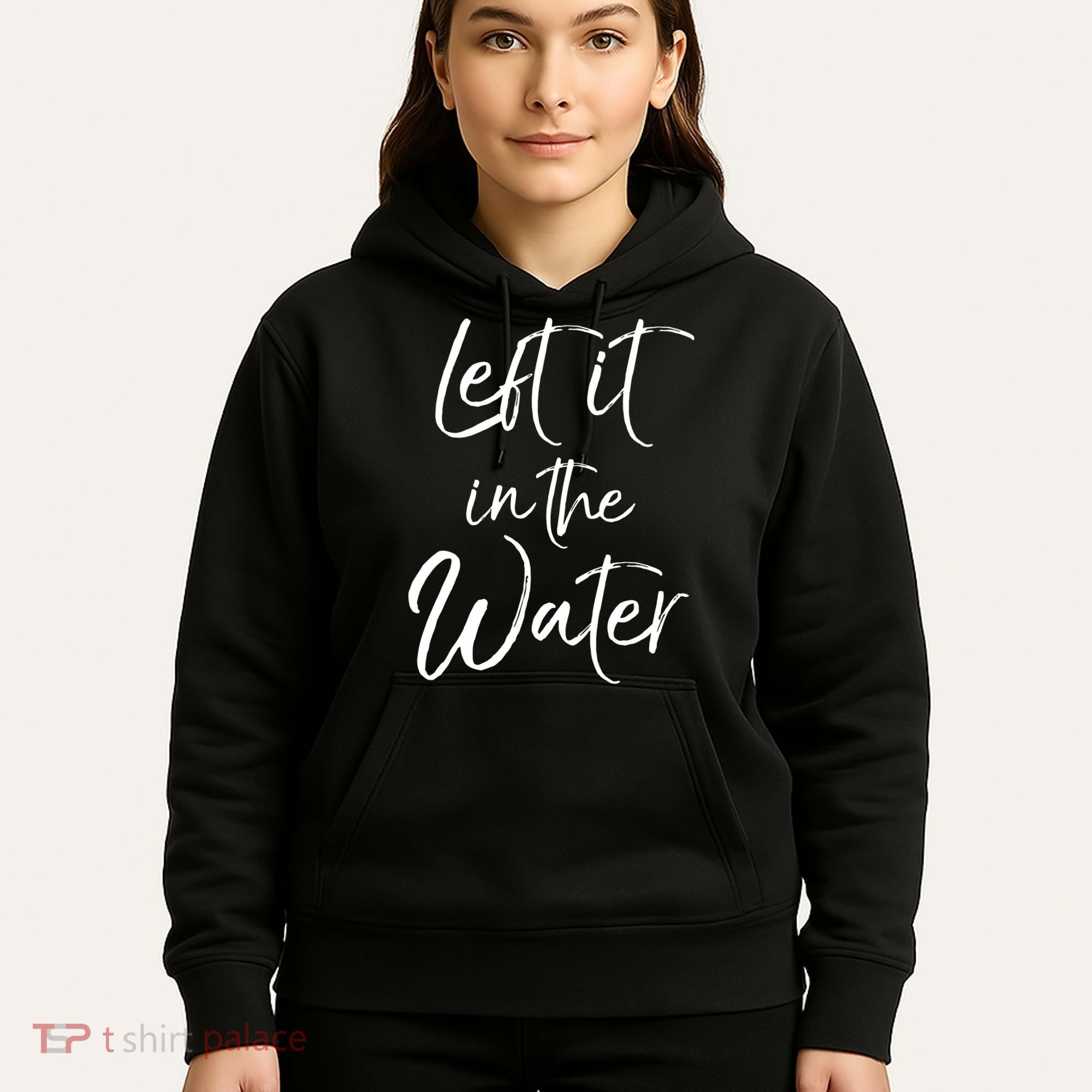 Left It In The Water Shirt Cute Christian Baptism Gift Hoodie