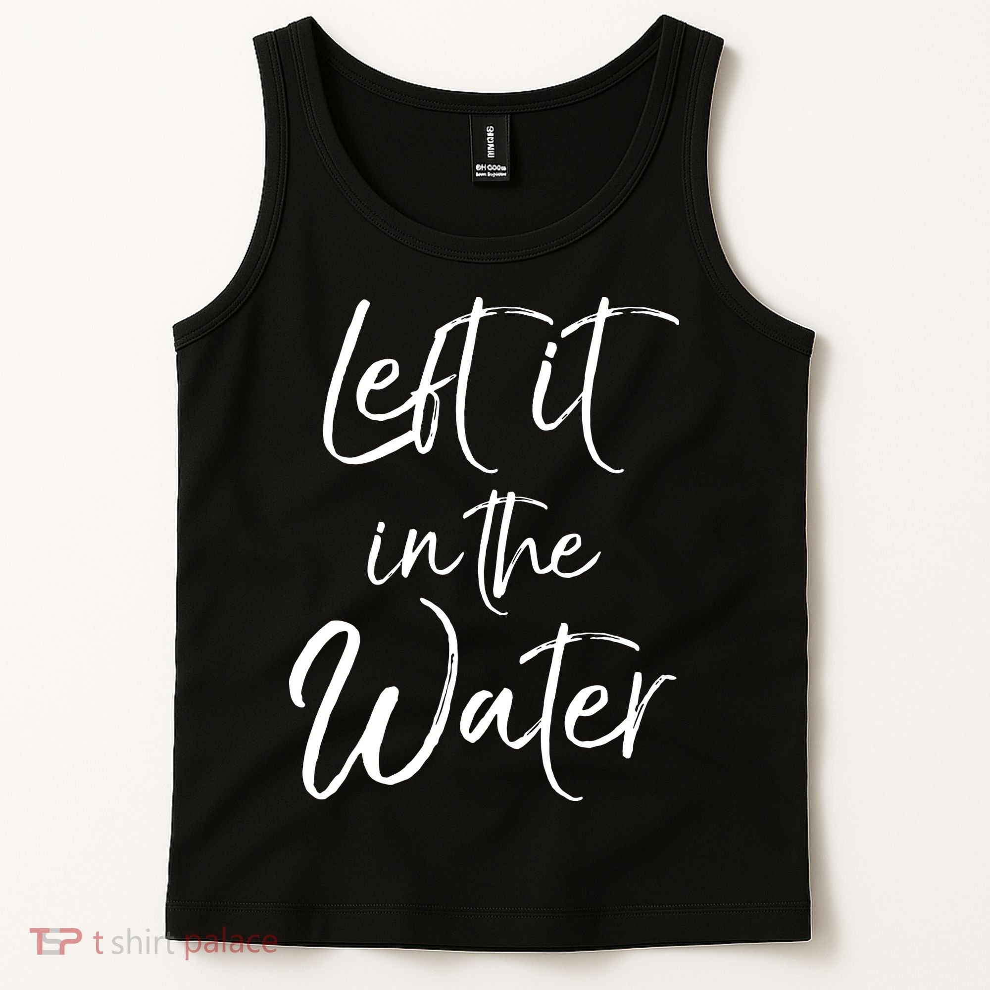 Left It In The Water Shirt Cute Christian Baptism Gift Tank Top