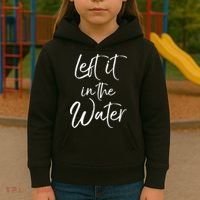 Left It In The Water Shirt Cute Christian Baptism Gift Kids Hoodie thumb 3