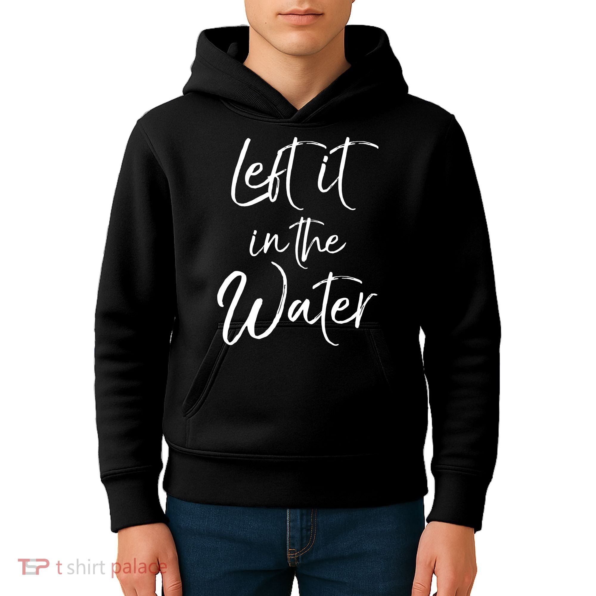 Left It In The Water Shirt Cute Christian Baptism Gift Kids Hoodie