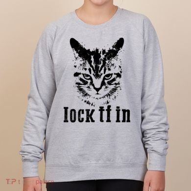 Lock It In: Fierce Cat Women's Sweatshirt