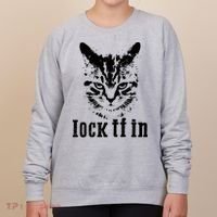 Lock It In: Fierce Cat Women's Sweatshirt thumb 0