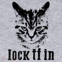 Lock It In: Fierce Cat Women's Sweatshirt thumb 2