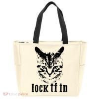 Lock It In: Fierce Cat Tote Bag thumb 0