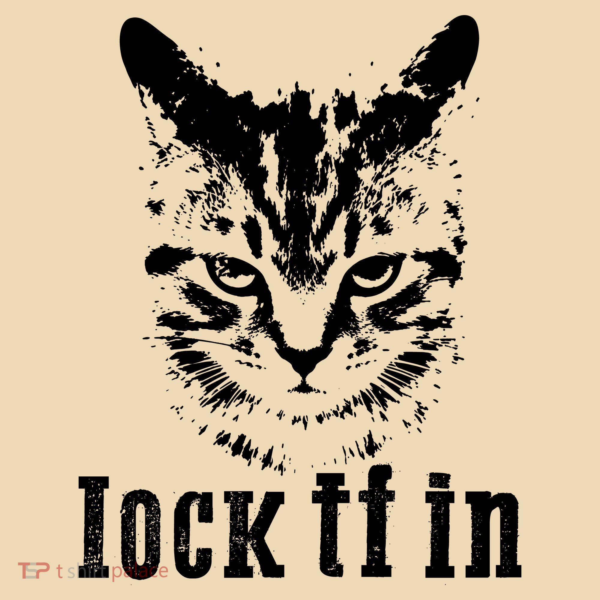Lock It In: Fierce Cat Tote Bag