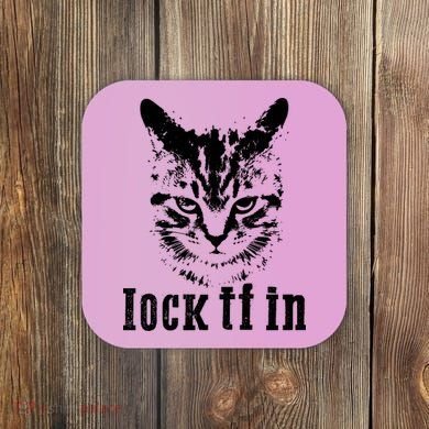 Lock It In: Fierce Cat Coaster