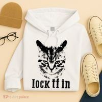 Lock It In: Fierce Cat Hoodie thumb 4