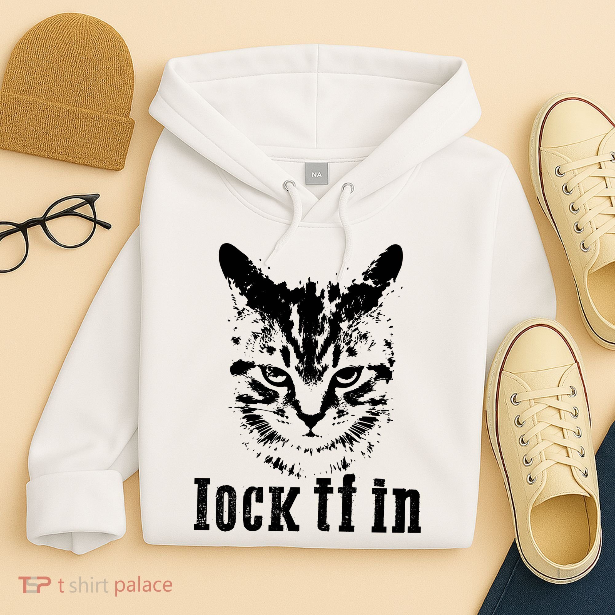 Lock It In: Fierce Cat Hoodie