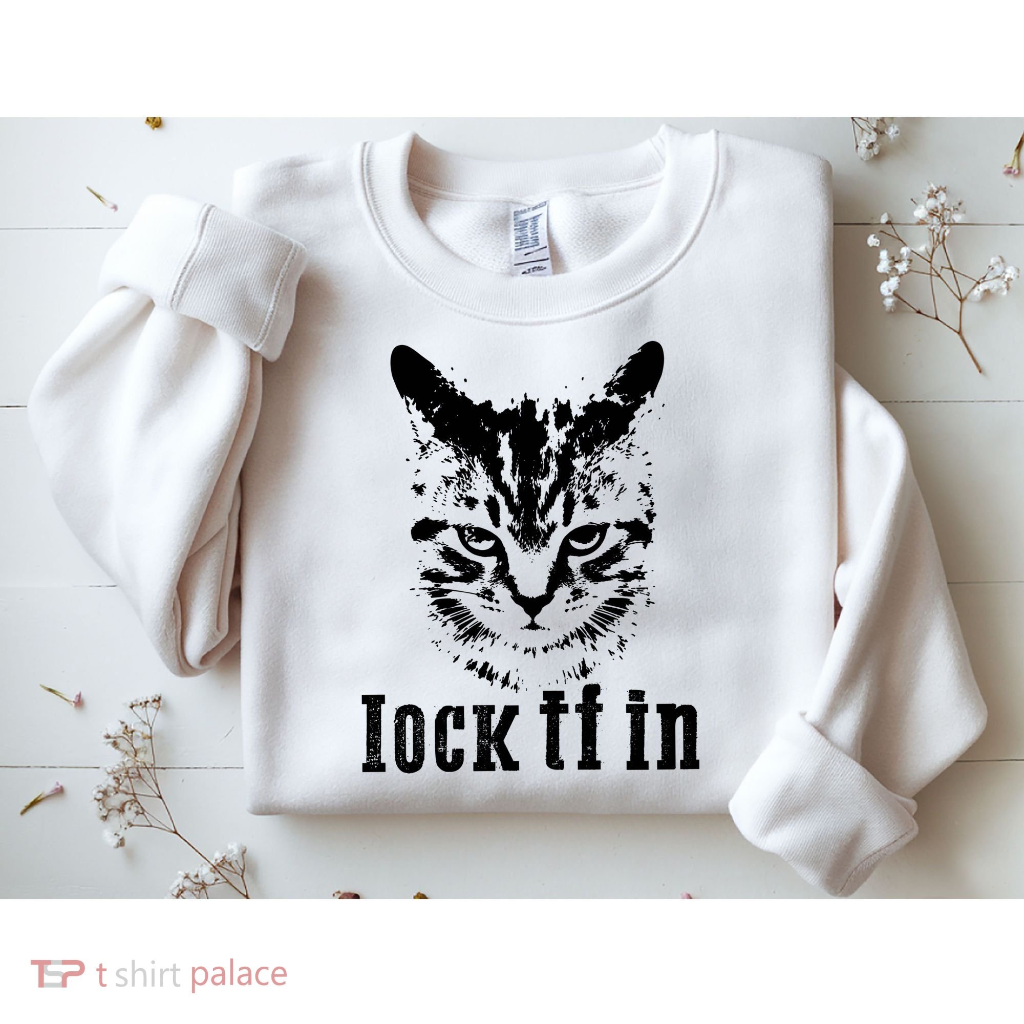 Lock It In: Fierce Cat Sweatshirt