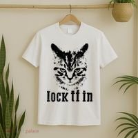 Lock It In: Fierce Cat T-Shirt thumb 2