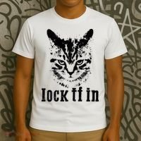 Lock It In: Fierce Cat T-Shirt thumb 3