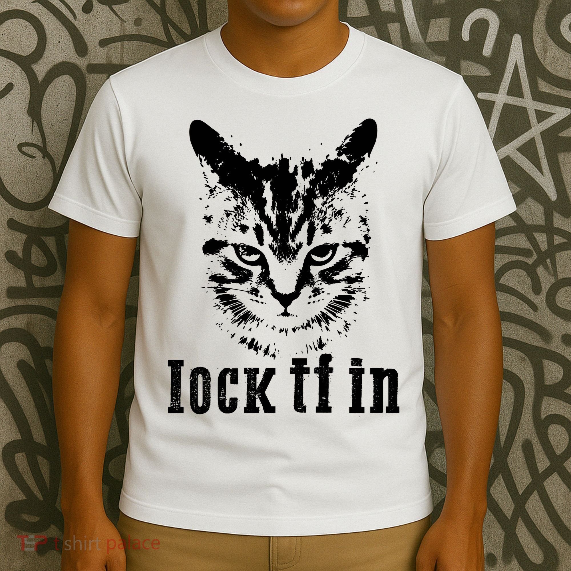 Lock It In: Fierce Cat T-Shirt