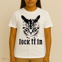 Lock It In: Fierce Cat T-Shirt thumb 4