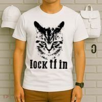 Lock It In: Fierce Cat T-Shirt thumb 6