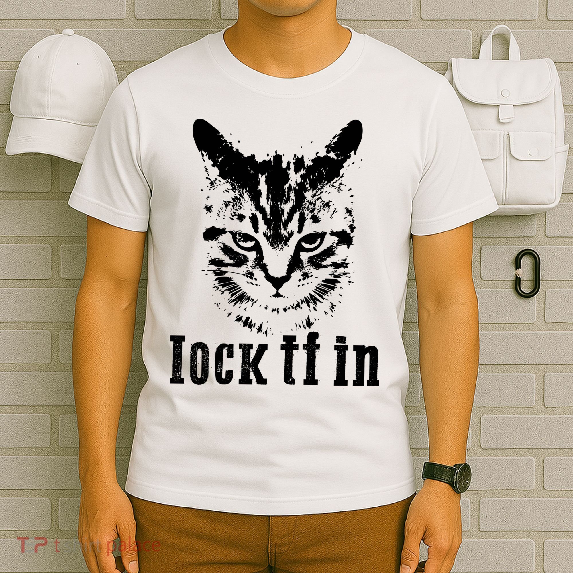 Lock It In: Fierce Cat T-Shirt