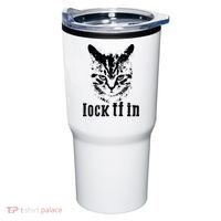Lock It In: Fierce Cat Tumbler thumb 0
