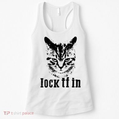 Lock It In: Fierce Cat Women's Tank Top