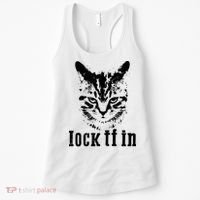 Lock It In: Fierce Cat Women's Tank Top thumb 0
