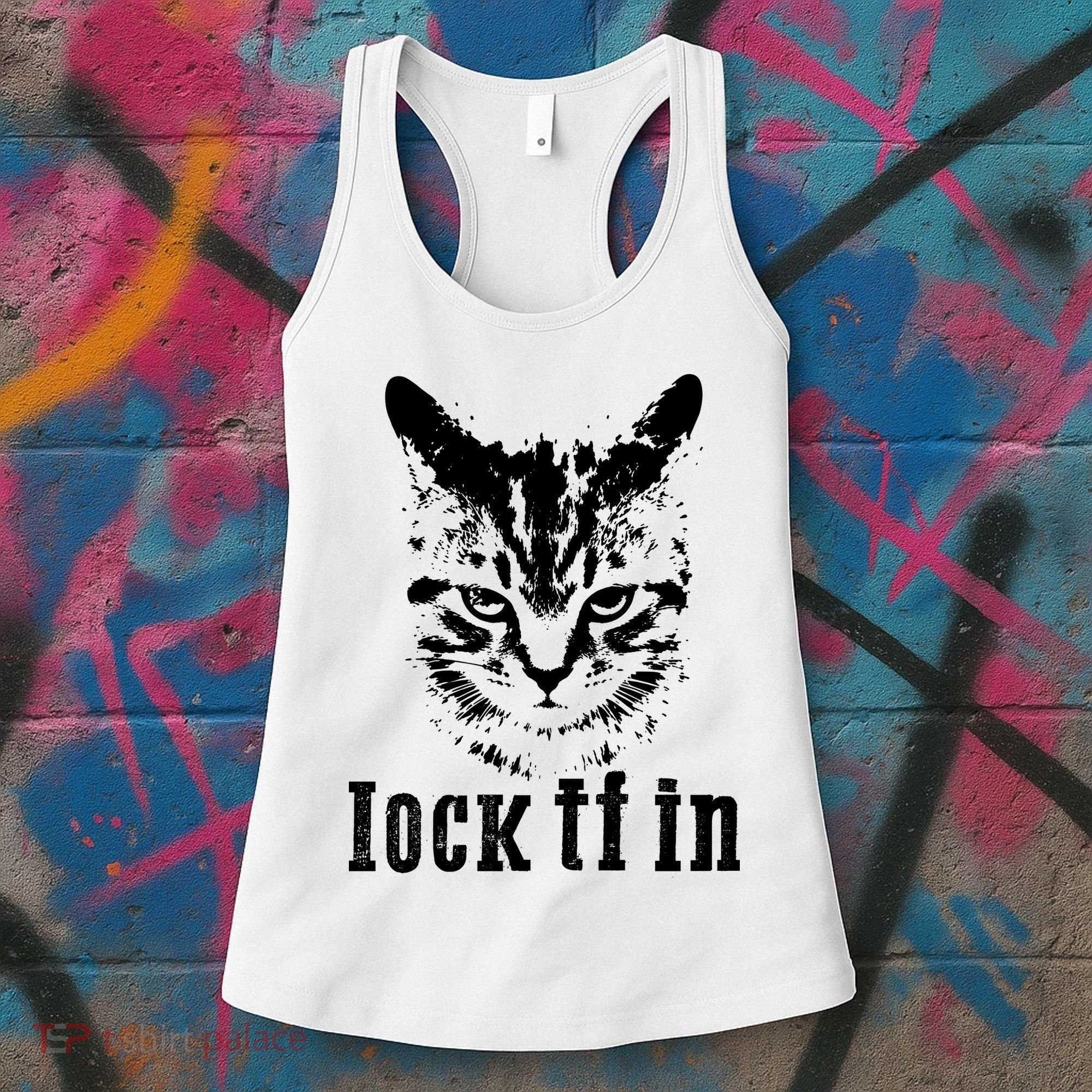 Lock It In: Fierce Cat Women's Tank Top
