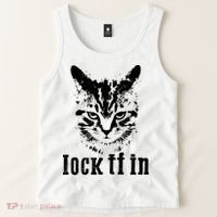 Lock It In: Fierce Cat Tank Top thumb 2