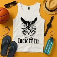 Lock It In: Fierce Cat Tank Top thumb 4