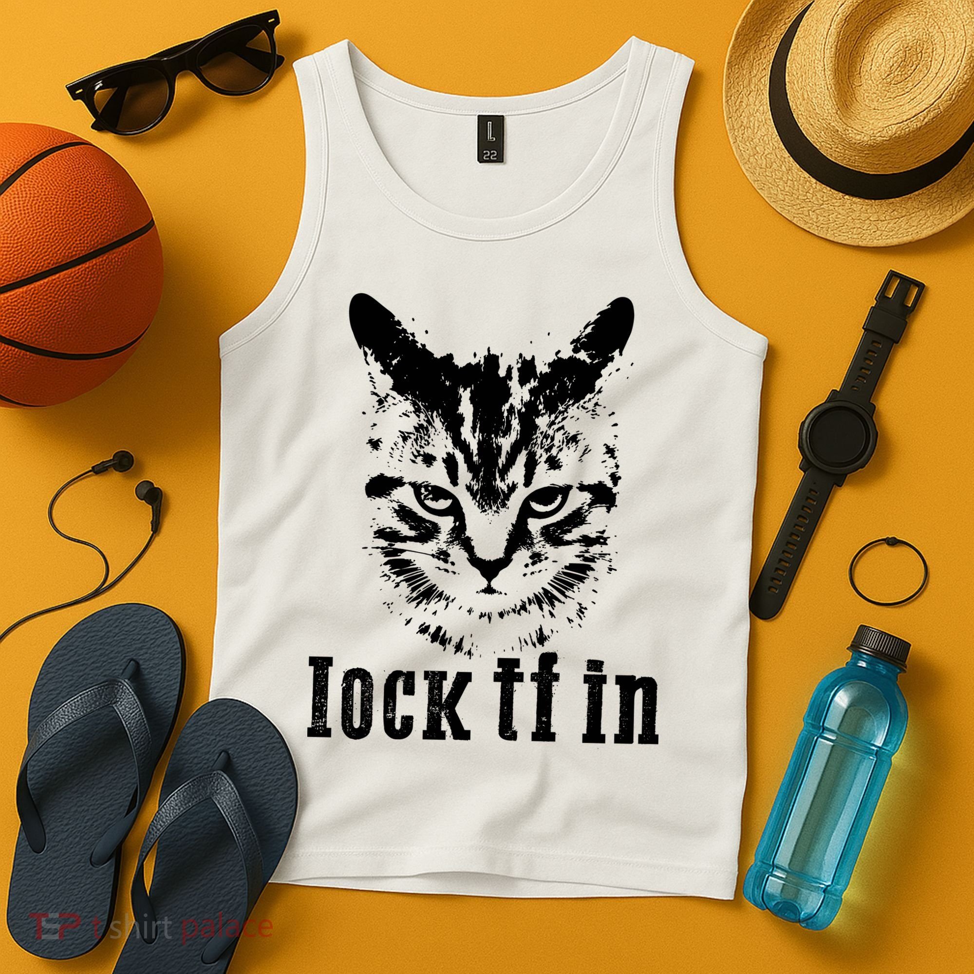 Lock It In: Fierce Cat Tank Top