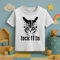 Lock It In: Fierce Cat Toddler T-Shirt thumb 3