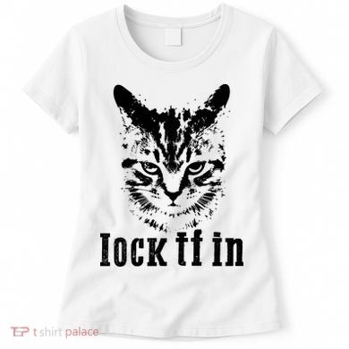 Lock It In: Fierce Cat Women's T-Shirt