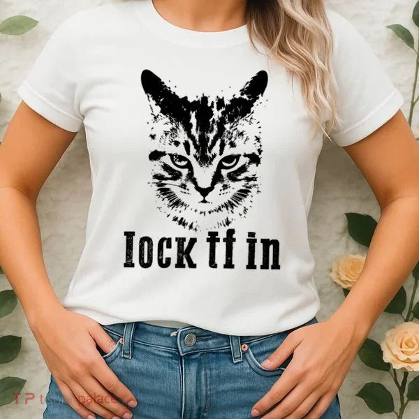 Lock It In: Fierce Cat Women's T-Shirt