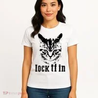 Lock It In: Fierce Cat Women's T-Shirt thumb 4