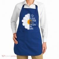 Life Is Just Better When I'm With My Wife Sunflower Apron thumb 2