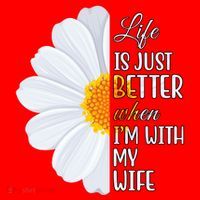 Life Is Just Better When I'm With My Wife Sunflower Santa Hat thumb 1