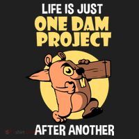 Life Is Just One Dam Project After Another Women's Sweatshirt thumb 2
