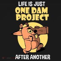Life Is Just One Dam Project After Another Bucket Hat thumb 4