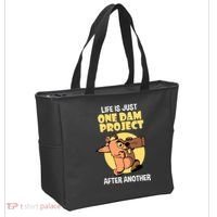 Life Is Just One Dam Project After Another Tote Bag thumb 2