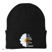 Life Is Just Better When I'm With My Husband Sunflower Beanie thumb 0