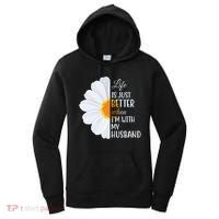 Life Is Just Better When I'm With My Husband Sunflower Women's Hoodie thumb 0